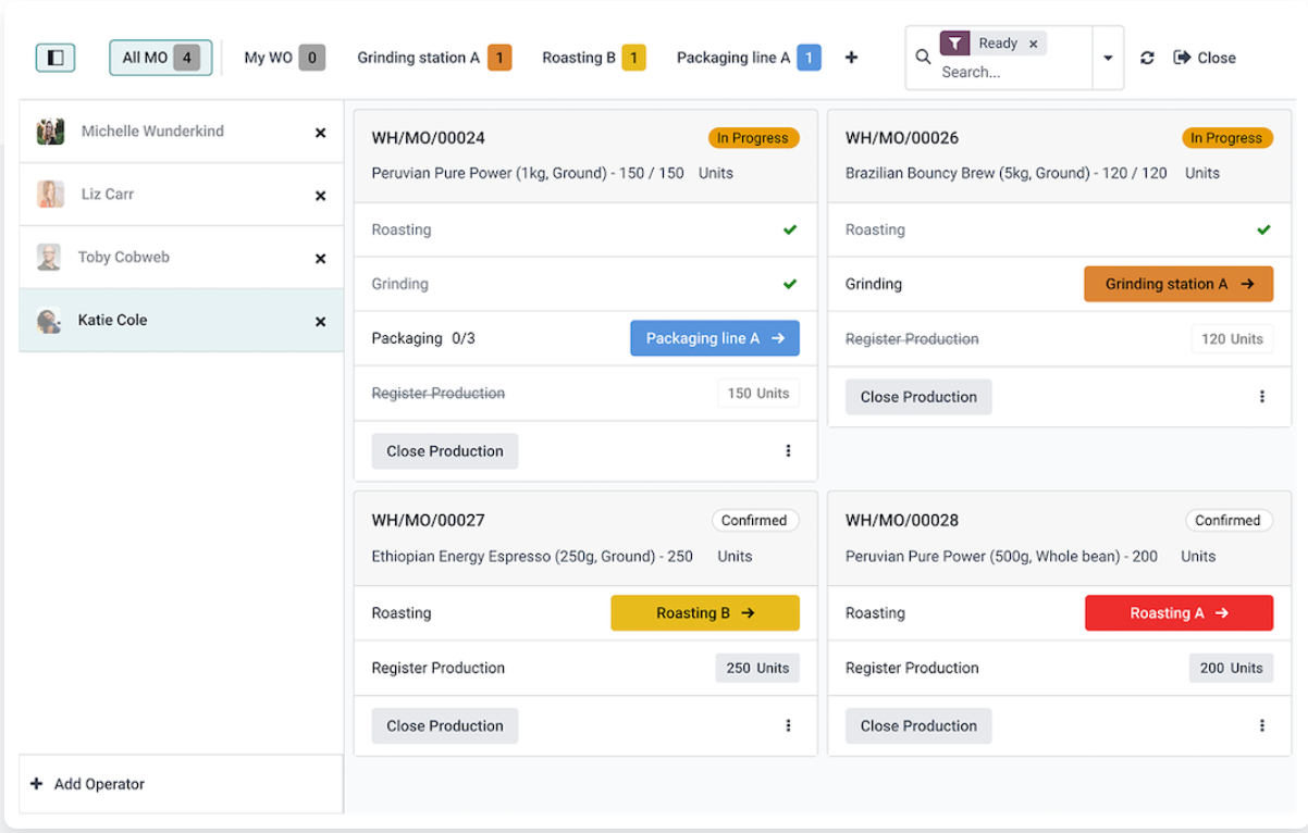 Manufacturing Odoo ERP